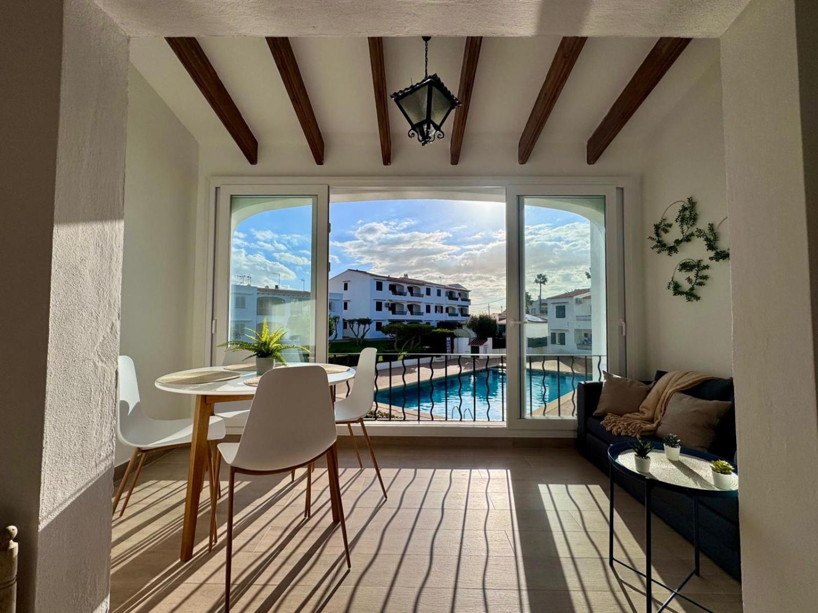 Precioso Apartamento Residencial Con Piscina Cala En Porter  Extérieur photo