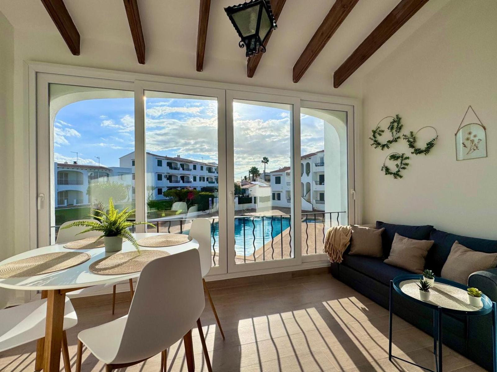 Precioso Apartamento Residencial Con Piscina Cala En Porter  Extérieur photo